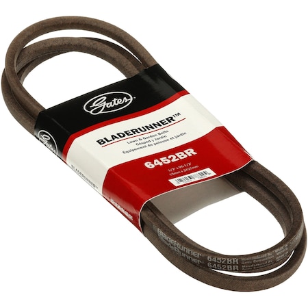 Gates 6452BR FHP V-Belt, 95.05 in Outside Length, 1/2 in Top Width, 7 millimeters Thickness 6452BR